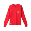 LONG SLEEVE SCROLL LABEL/RED