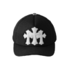 TRUCKER CAP TRIPLE CROSS PATCH/WHITE/BLACK