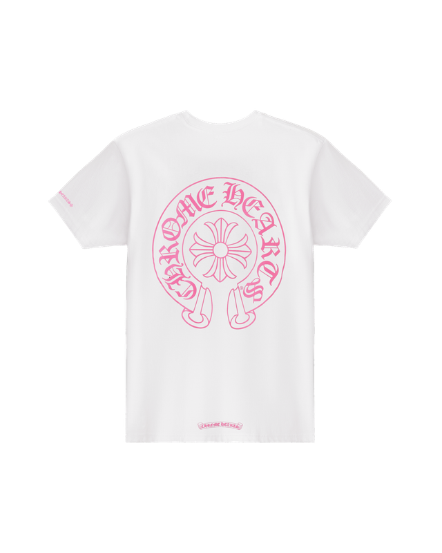 TEE HORSESHOE PLUS/PINK/WHITE
