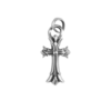 PENDANT DOUBLE CH CROSS SMALL/BAIL