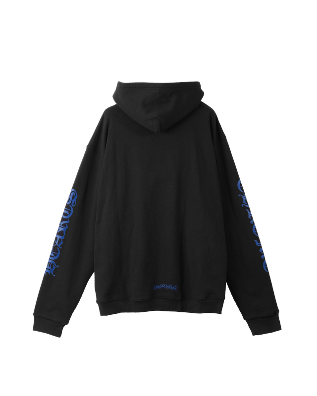 Alternative view of HOODIE ZIP UP VERTICAL LOGO/BLACK/BLUE