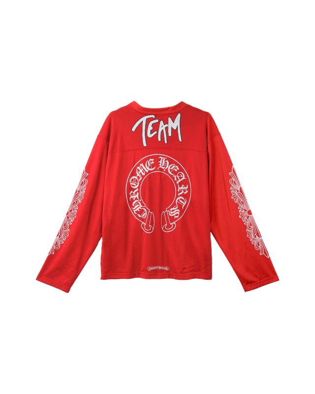 Alternative view of STADIUM JERSEY LONG SLEEVE MESH/MATTY BOY FORM/RED