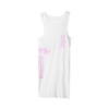 RIB TANK T BAR CH SCRIPT/PINK/WHITE