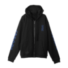 HOODIE ZIP UP VERTICAL LOGO/BLACK/BLUE