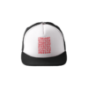 TRUCKER CAP EYE CHART/RED/WHITE/BLACK