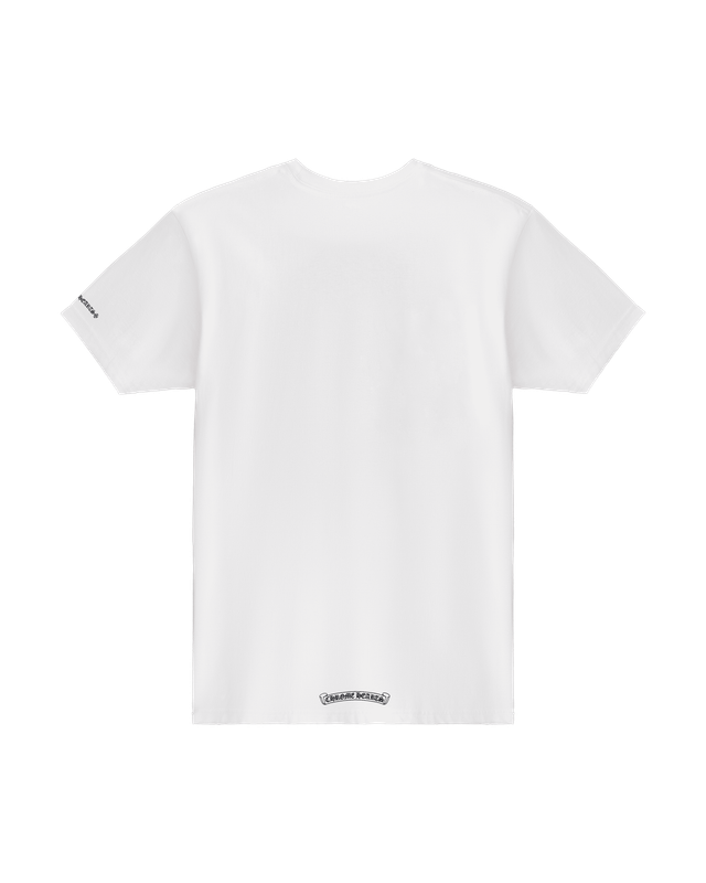 Alternative view of TEE NECK PRINT CH SCRIPT/BLACK/WHITE