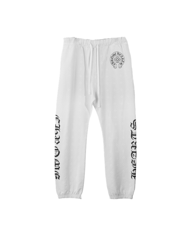 SWEATPANTS - CH PLUS CROSS ALL OVER PRINT BLACK/WHITE