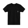 TEE EMBROIDERED LOGO POCKET/BLACK
